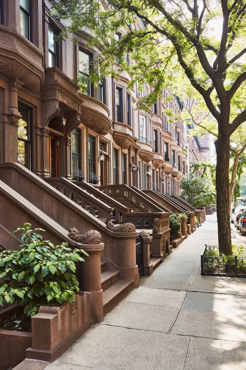 A NYC brownstone rowhouse