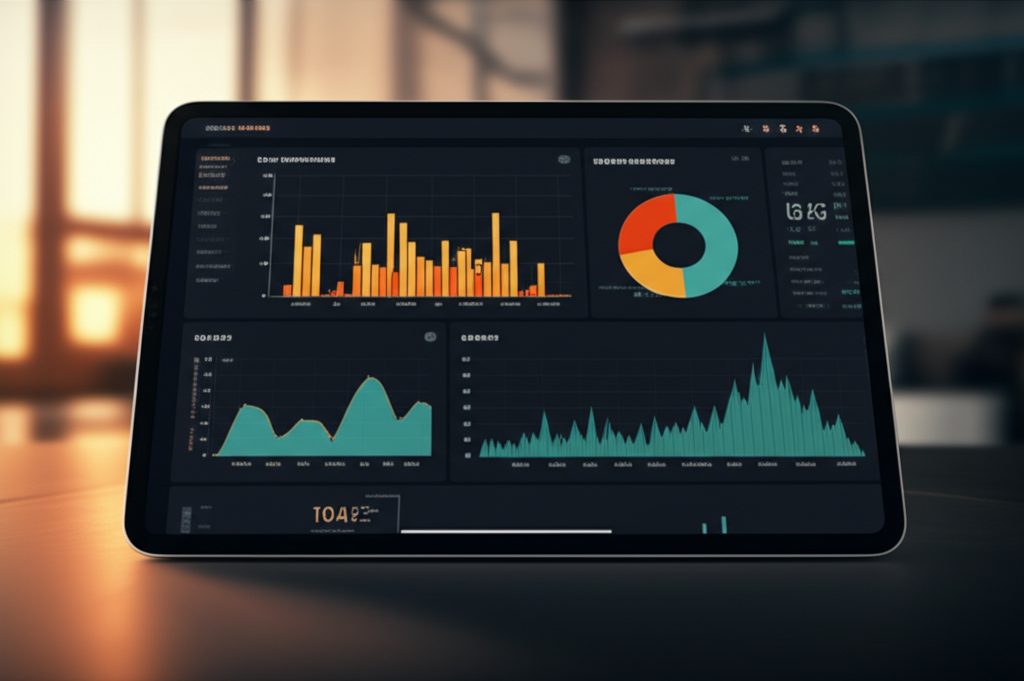Digital dashboard on iPad